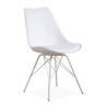 Silla BELLA NEW BBB, base blanca