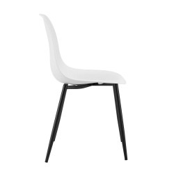 Silla CLUNY, metal negro