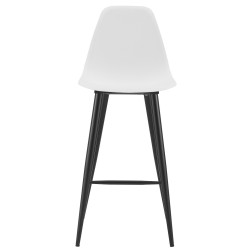 Taburete CLUNY, metal epoxi negro