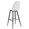 Taburete CLUNY, metal epoxi negro