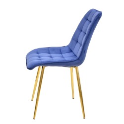 Silla GILDA, metal, dorado