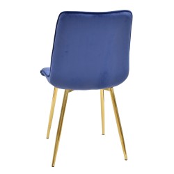 Silla GILDA, metal, dorado