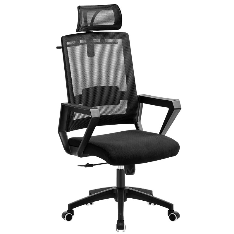 Sillón de oficina ASTON, negro