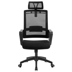 Sillón de oficina ASTON, negro