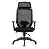 Sillón de oficina CLAYTON, negro