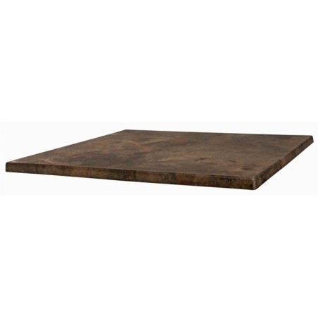 Tablero de mesa Werzalit-Sm, MARRÓN ÓXIDO 223
