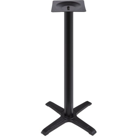 Base de mesa CARIBE, alta, negra, base de 56 x 56 cms