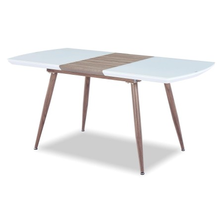Mesa SOHAIL, extensible, metal, madera, cristal