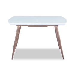 Mesa SOHAIL, extensible, metal, madera, cristal