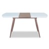 Mesa SOHAIL, extensible, metal, madera, cristal