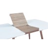 Mesa SOHAIL, extensible, metal, madera, cristal