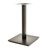 Base de mesa BEVERLY, tubo cuadrado, negra, base de 45 x 45 cms