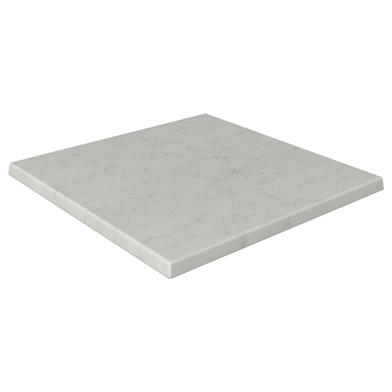 Tablero de mesa Werzalit-Sm, 70 MARMOR BIANCO