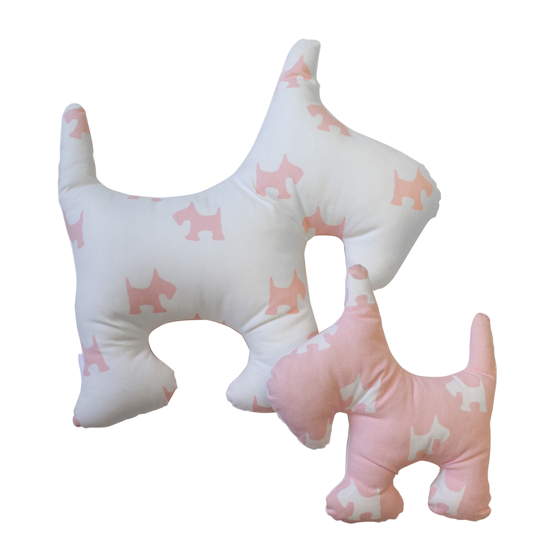 SET 2 COJINES FORMA PUPPY
