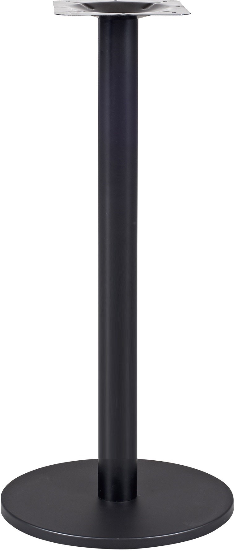 Base de mesa BOHEME, alta, negra, 43 cms de diámetro, altura 115 cms