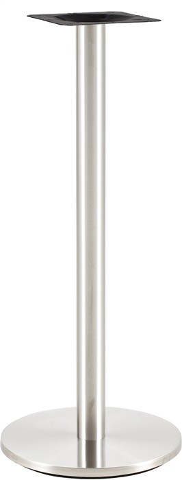 Base de mesa BENAGIL, alta, acero inoxidable, base 45 cms de diámetro, altura 110 cms