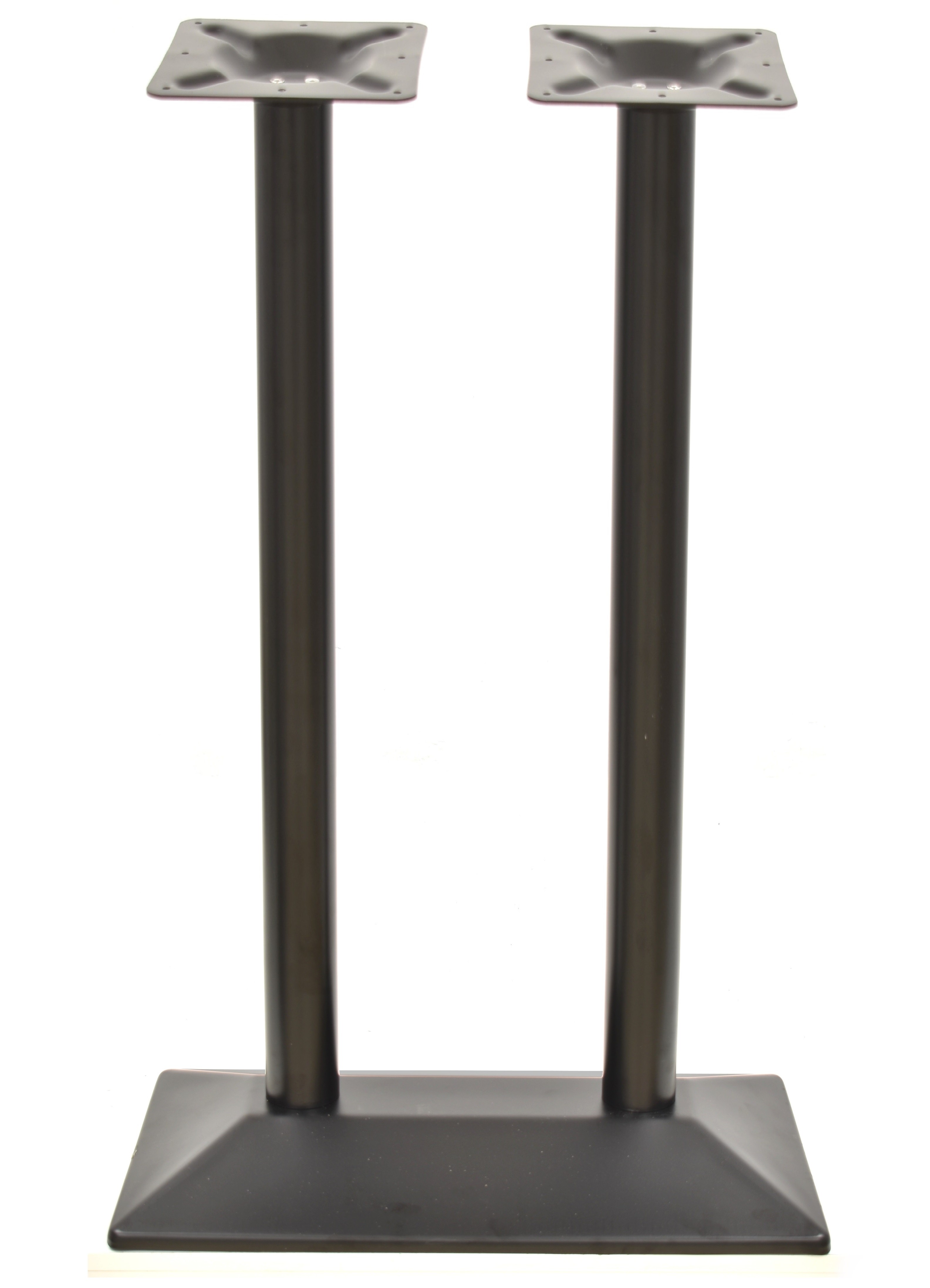 Base de mesa SOHO, alta, rectangular, negra, base de 70 x 40 cms, altura 110 cms