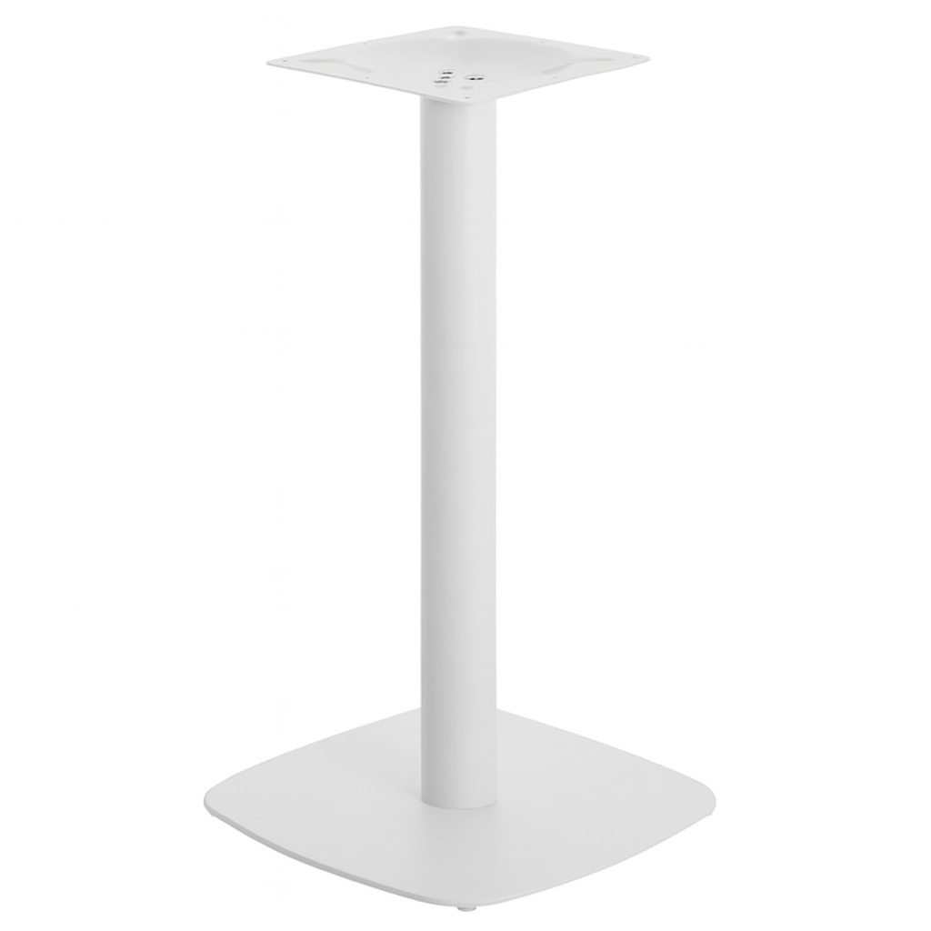 Base de mesa MAUTES 72, blanca, base de 45 x 45 cms, altura 72 cms