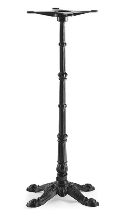 Base de mesa BRISTOL NEW, alta, fundición, negra, altura 110 cms