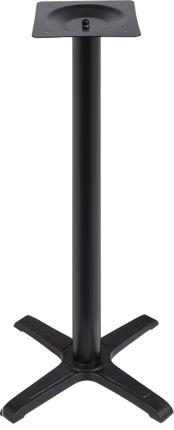 Base de mesa CARIBE, alta, negra, base de 56 x 56 cms, altura 110 cms