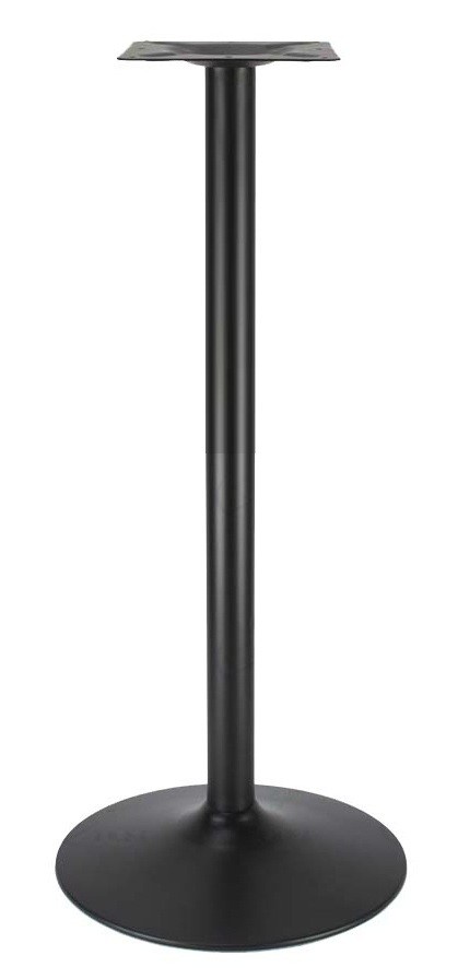 Base de mesa CRISS, alta, negra, base de 45 cms de diámetro, altura 110 cms