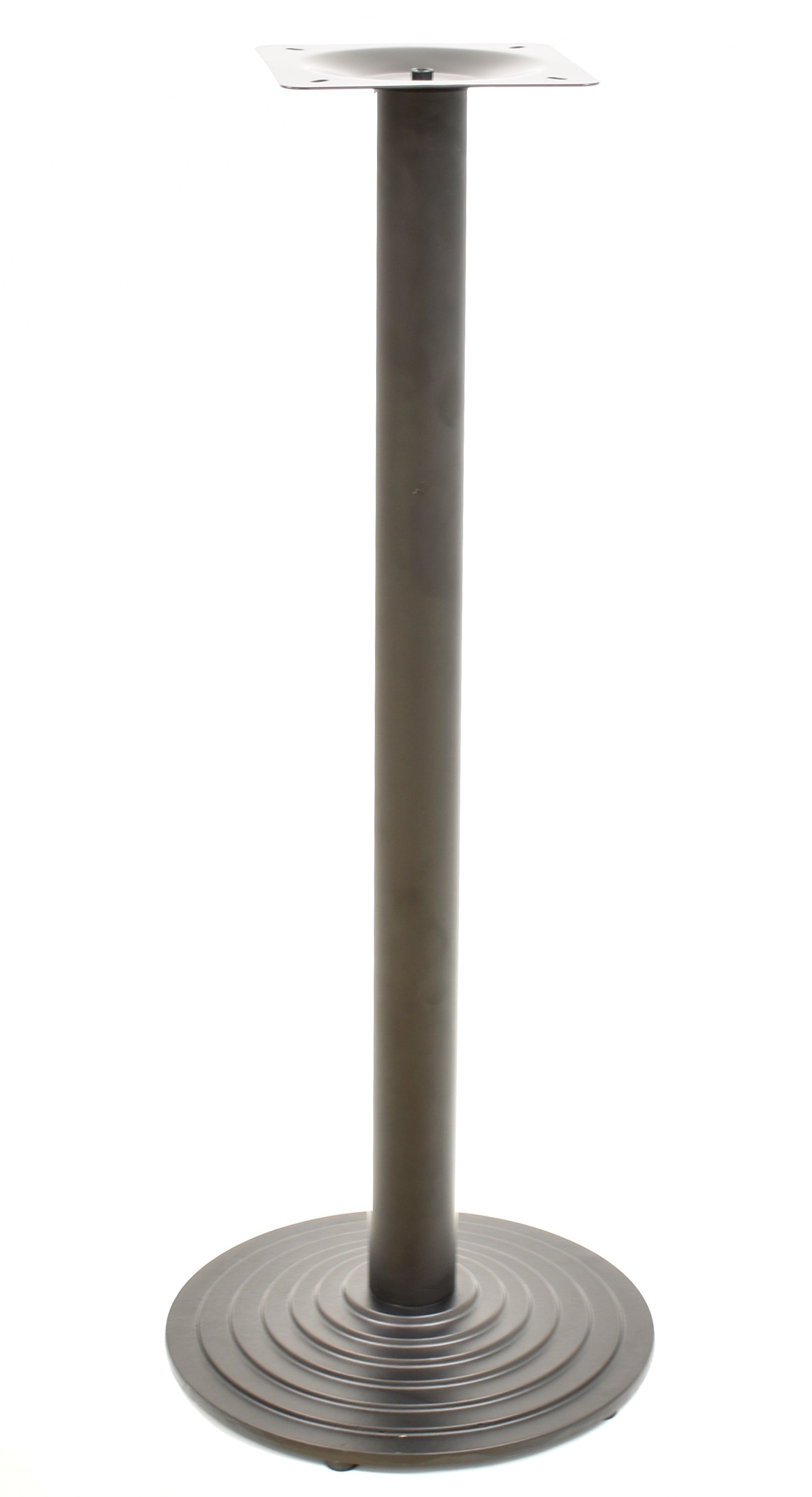 Base de mesa EBRO, alta, negra, 43 cms de diámetro, altura 110 cms ( Ver tambien 110.BAEBNN110 )