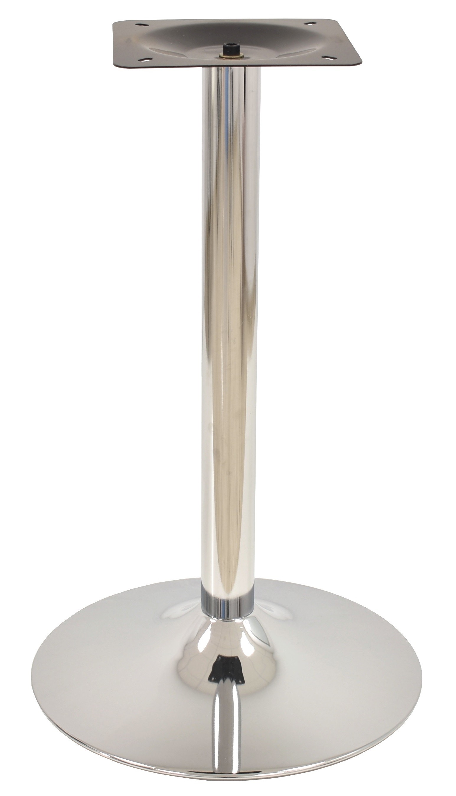 Base de mesa CRISS NEW, cromada, base 45 cms diámetro, altura 73 cms