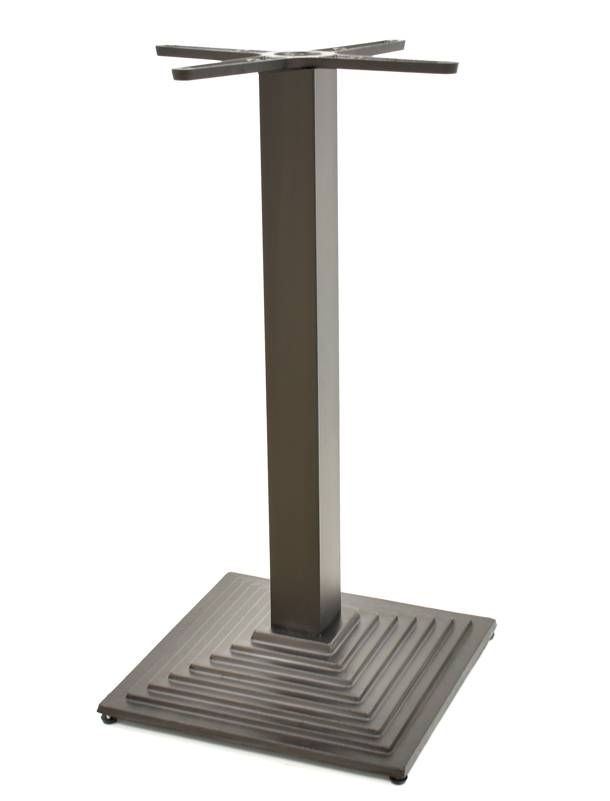 Base de mesa ELBA, negra, base de 44x44 cms, altura 72 cms