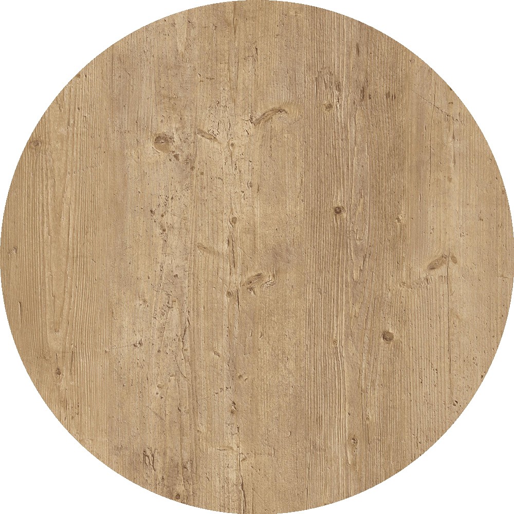 Tablero de mesa COMPACTO, 12 mm. de espesor, Avalon Pine 4729, Tavilo, 69 cms de diámetro