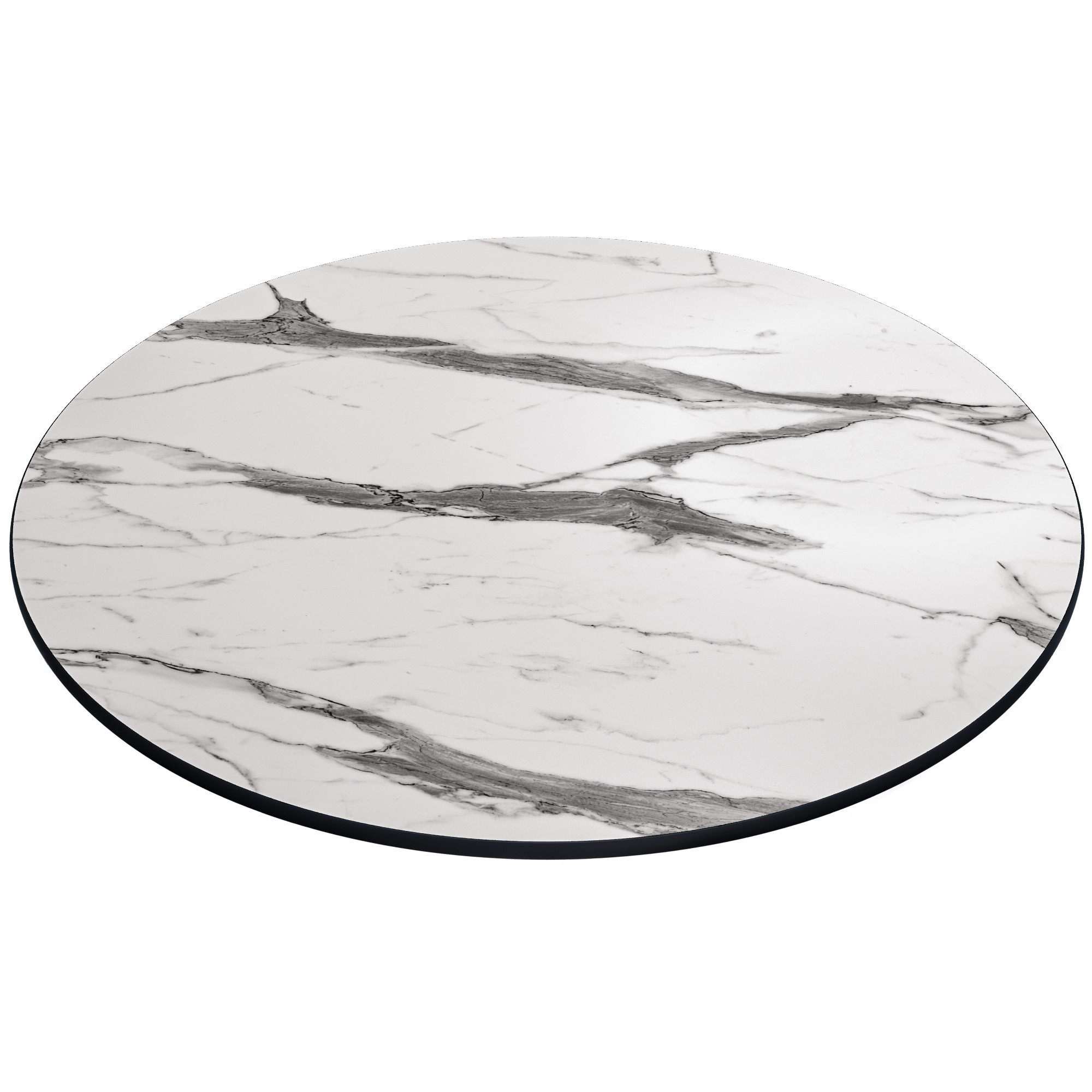 Tablero de mesa COMPACTO, 12 mm. de espesor, Mármol Ayfon 5657, Tavilo, 69 cms de diámetro