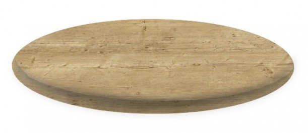 Tablero de mesa Werzalit WER-WOODART, Avalon Pine 4729, 60 cms de diámetro