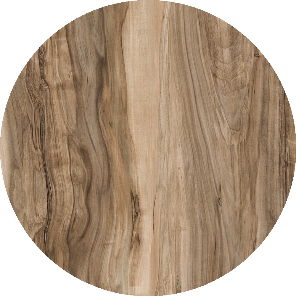Tablero de mesa Werzalit WER-WOODART, Indian Shesman 4525, 70 cms de diámetro