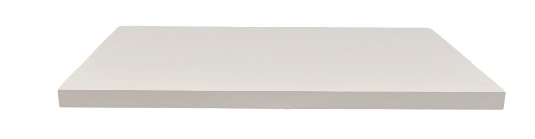 Tablero de melamina 30 mm, BLANCO ELE, 120 x 80 cms