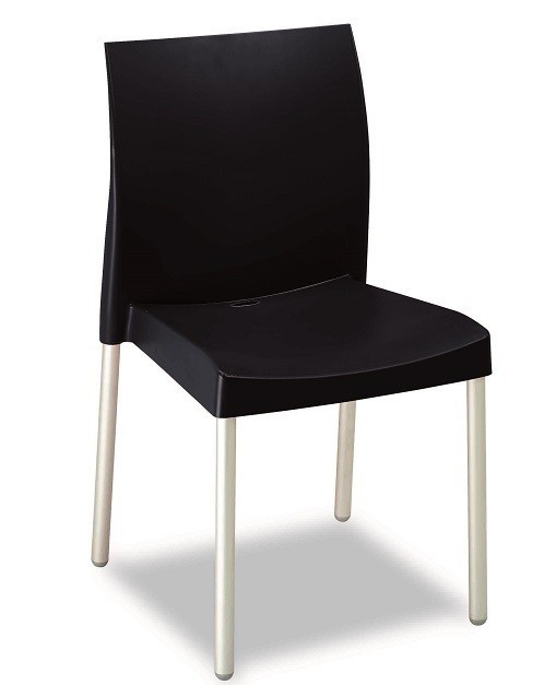 Silla SANDRA, aluminio, polipropileno