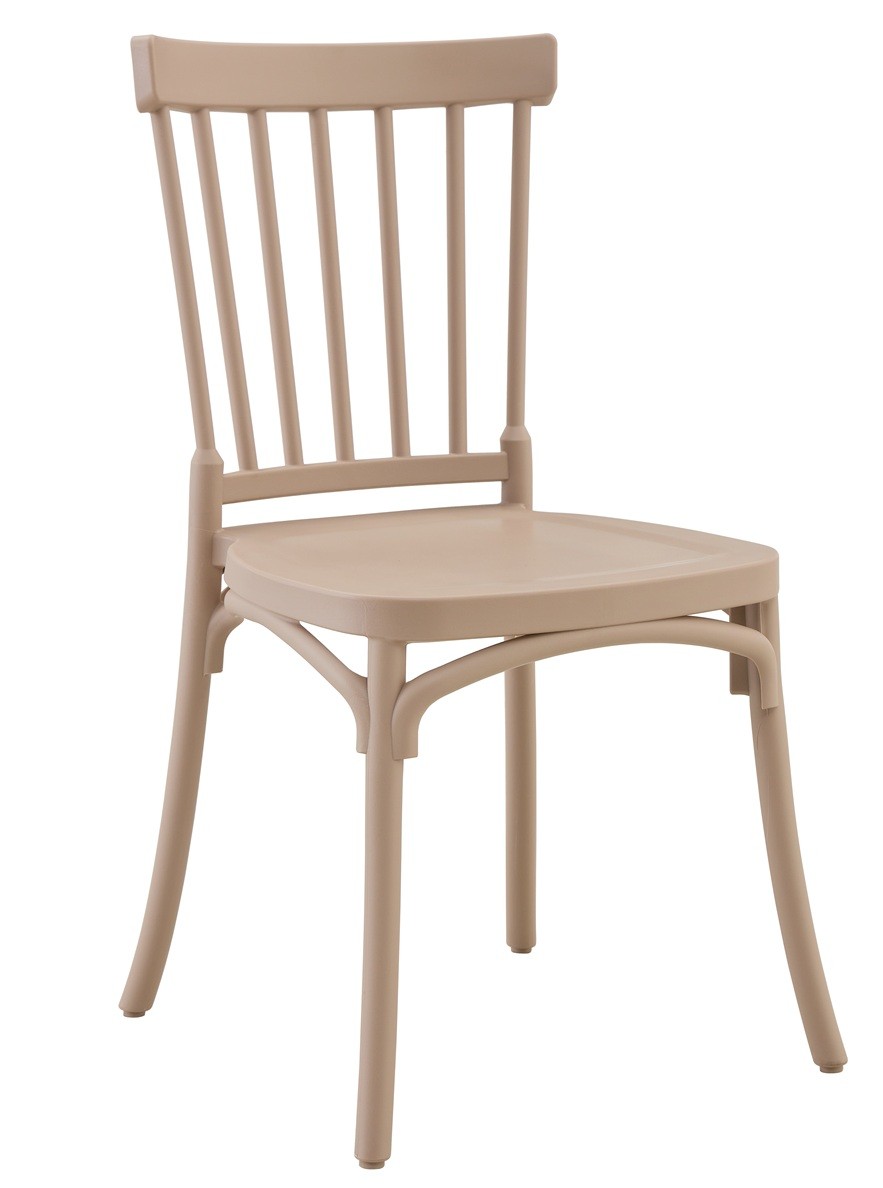 Silla MILOS 43, apilable, tratamiento anti UV, polipropileno