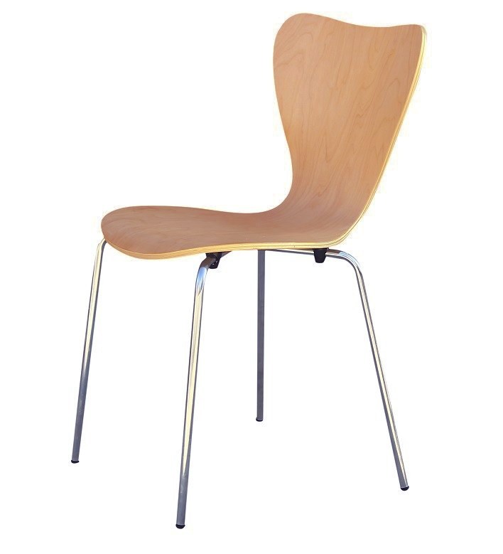 Sillas de metal y madera