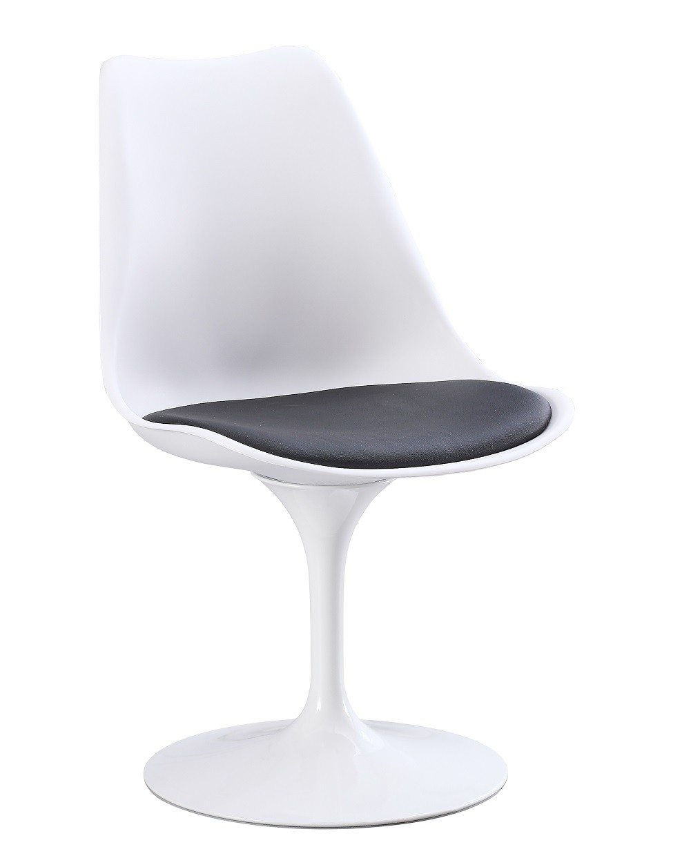 Silla TUL MT, metal, polipropileno blanco, cojín