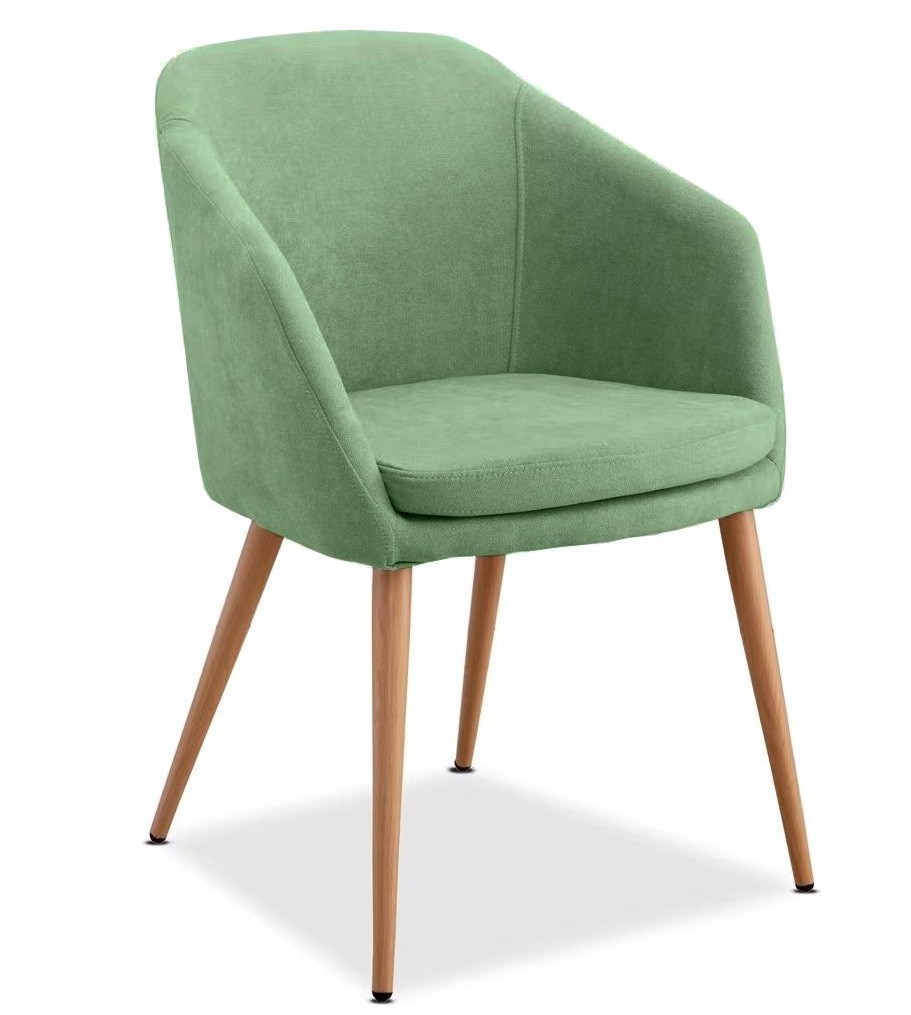 Sillón LART, metal, tapizado tejido linen