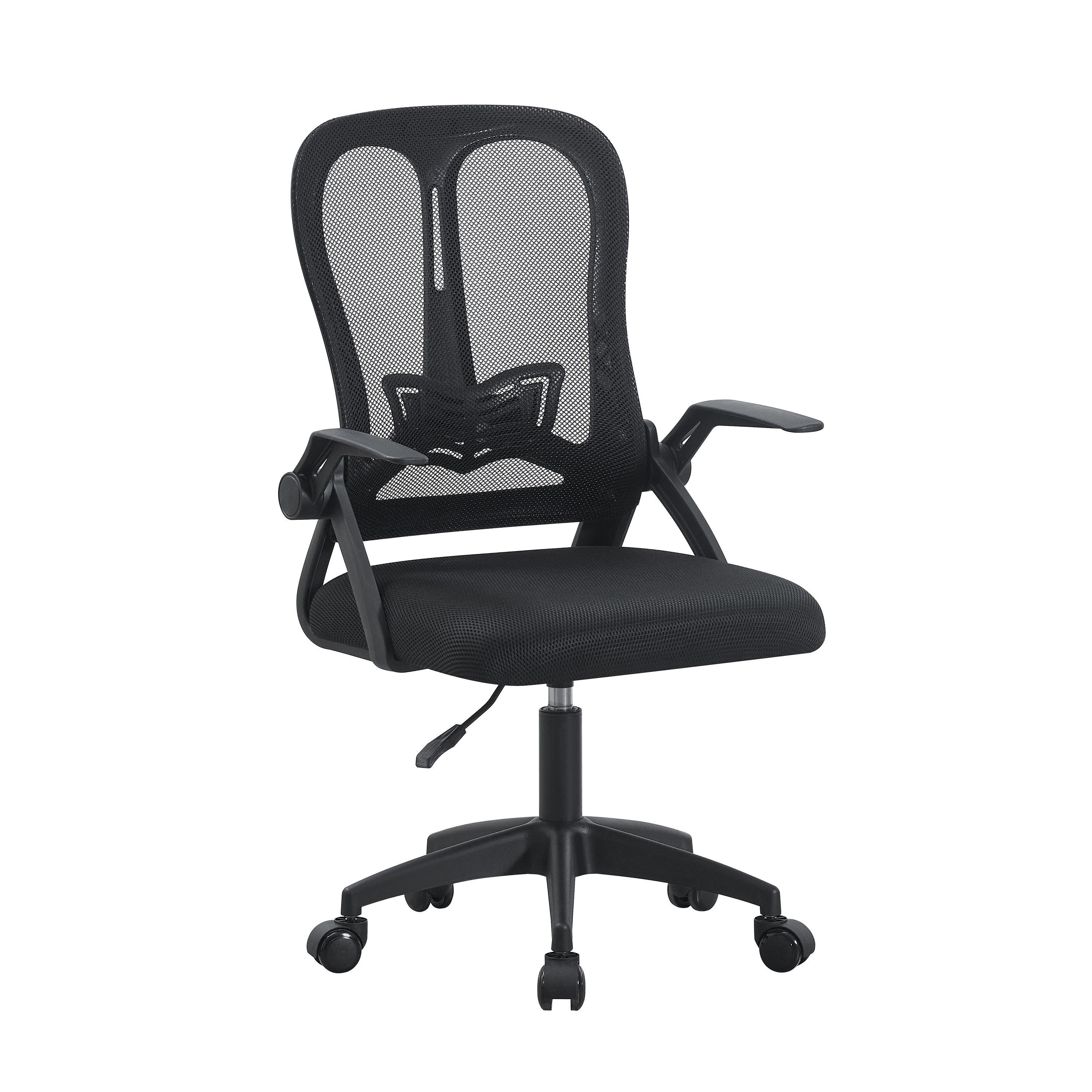 Sillón de oficina GIVERNY, negro, malla y asiento negro
