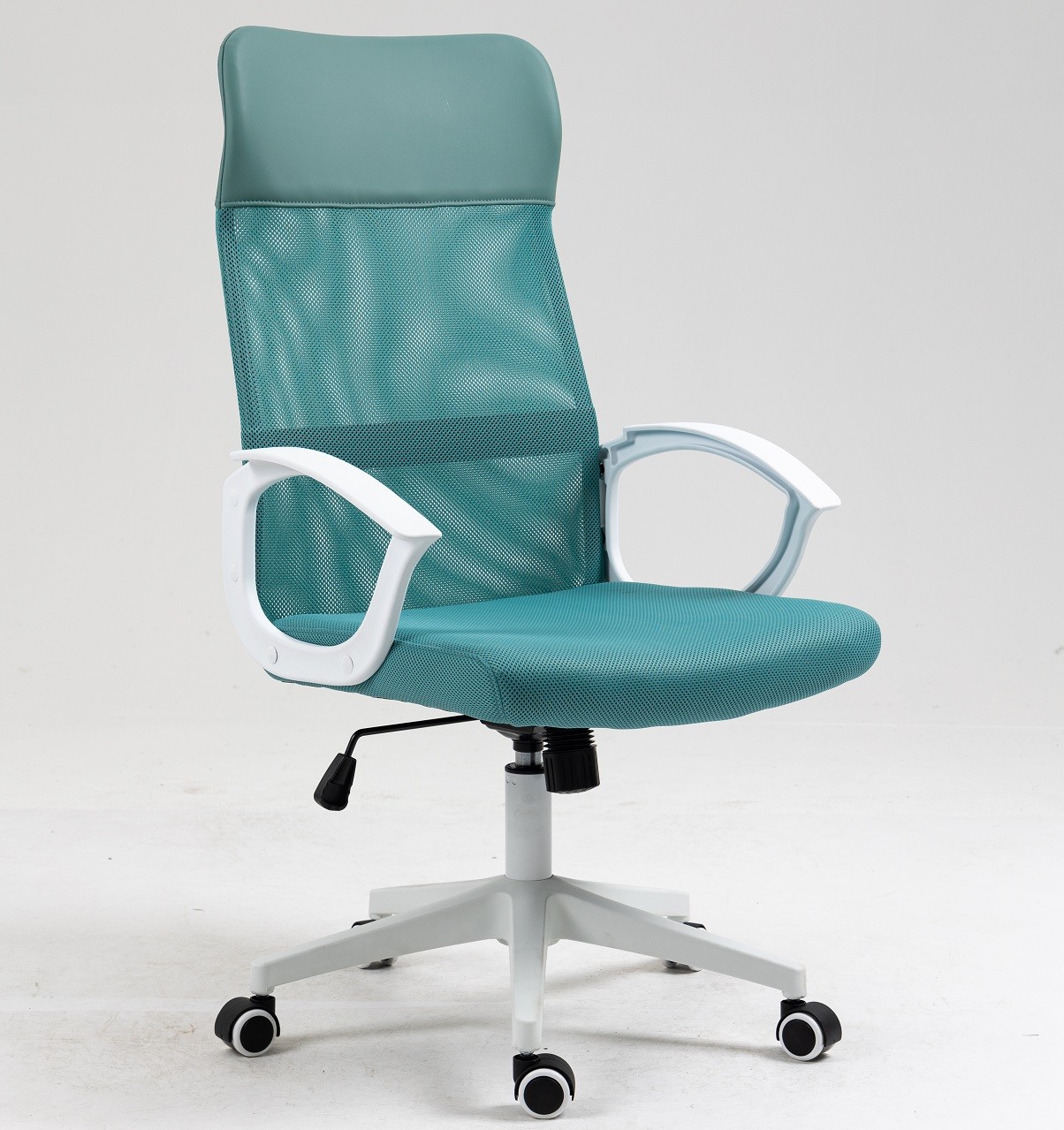 Sillón de oficina VERTON, blanco, malla y asiento