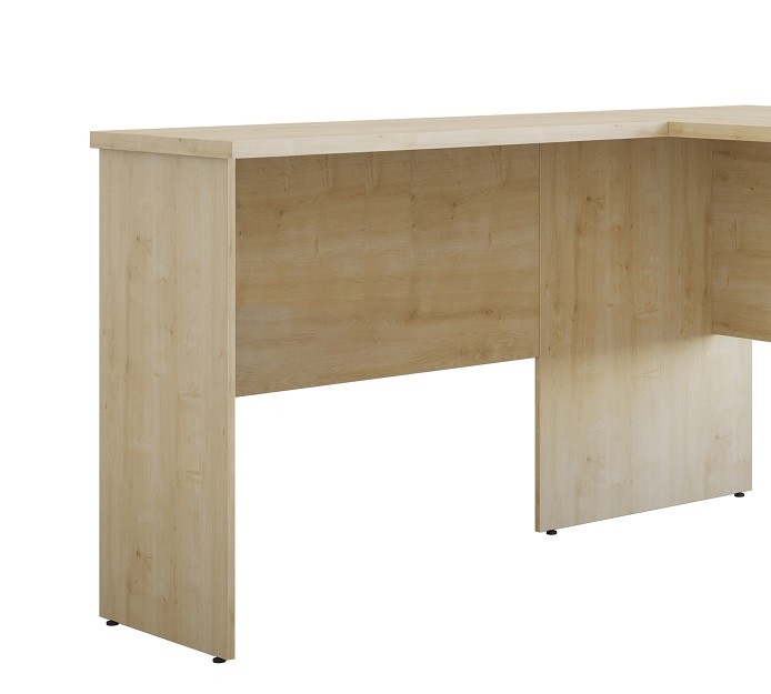 Mesa auxiliar ECO, bilaminado color natura, 90 x 40 cms