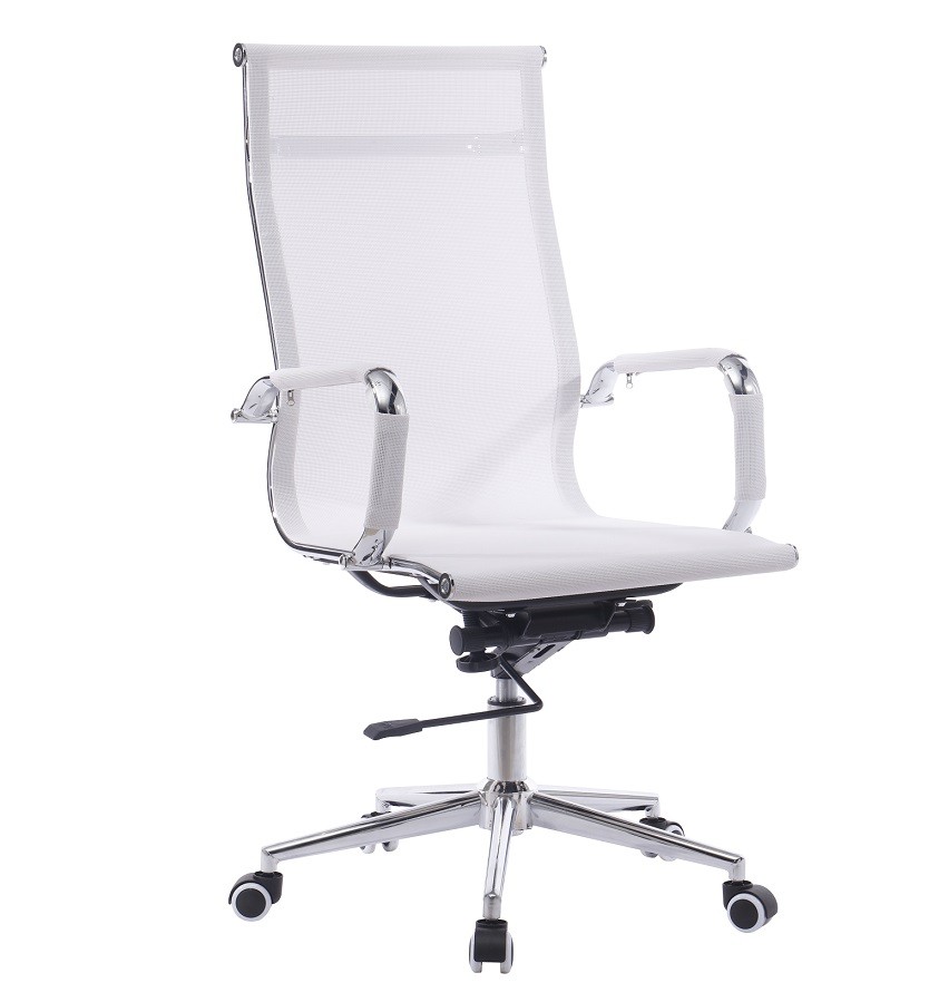 Sillón de oficina IGOR, alto, regulación de altura, basculante profundo, malla