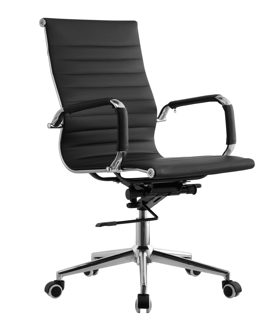 Sillón de oficina OLIVER, giratorio, regulación de altura, basculante profundo, similpiel