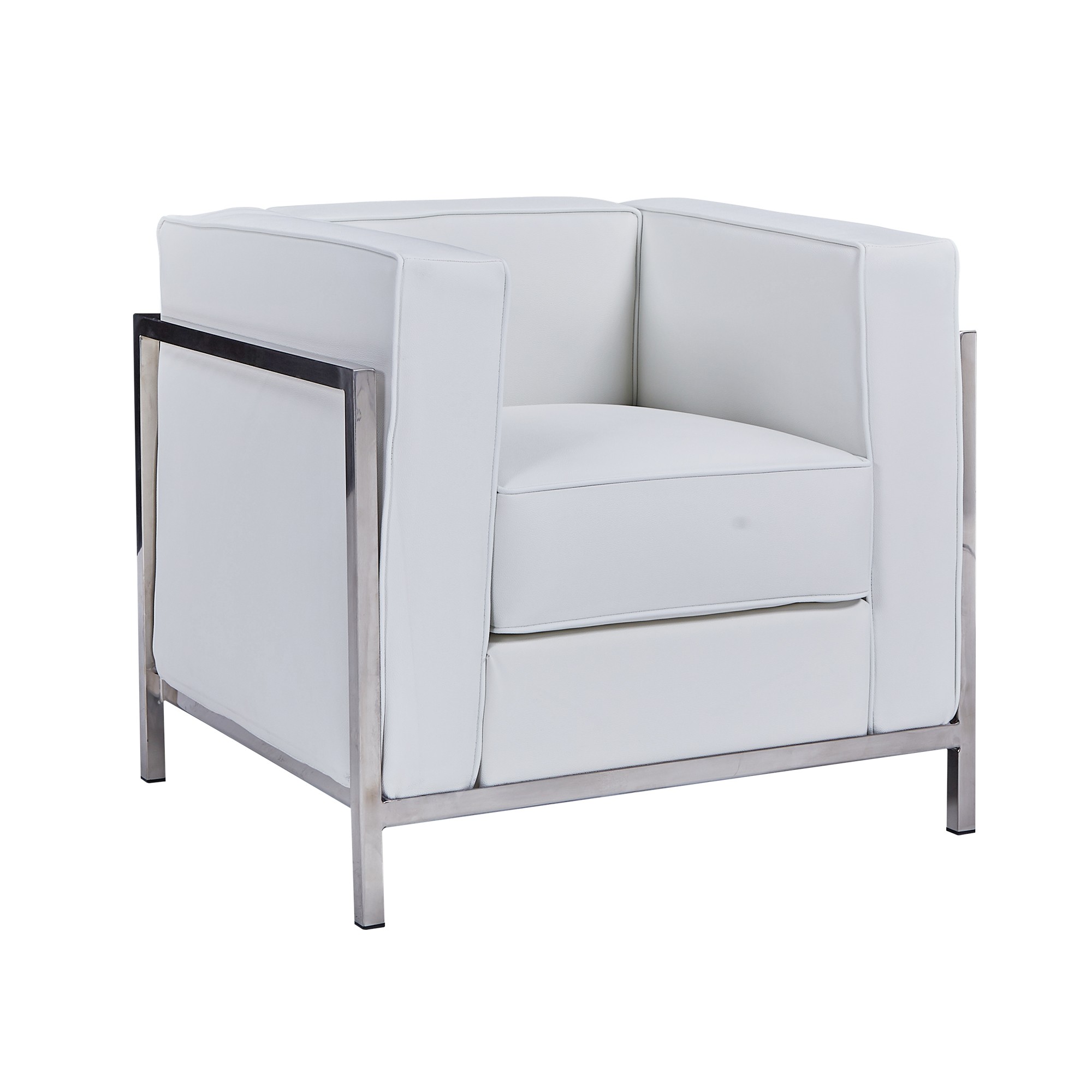 Sillón LOBBY, acero inoxidable