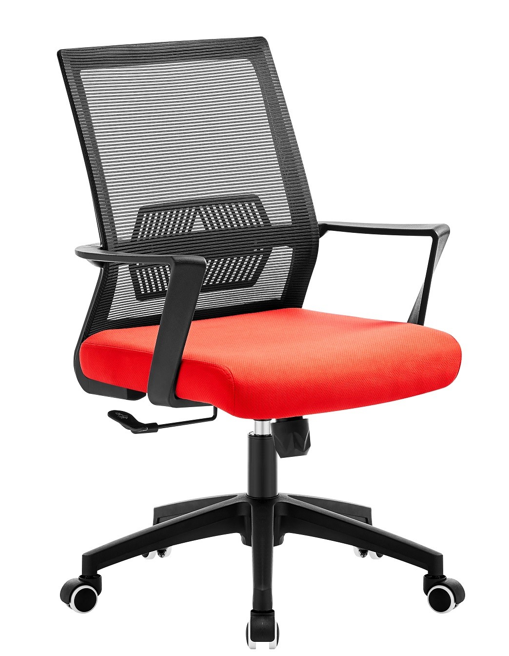 Sillón de oficina RISLEY, negro, malla negra